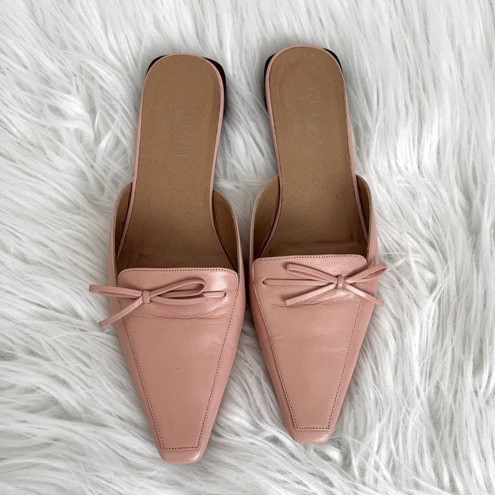 Gucci Pink Mules